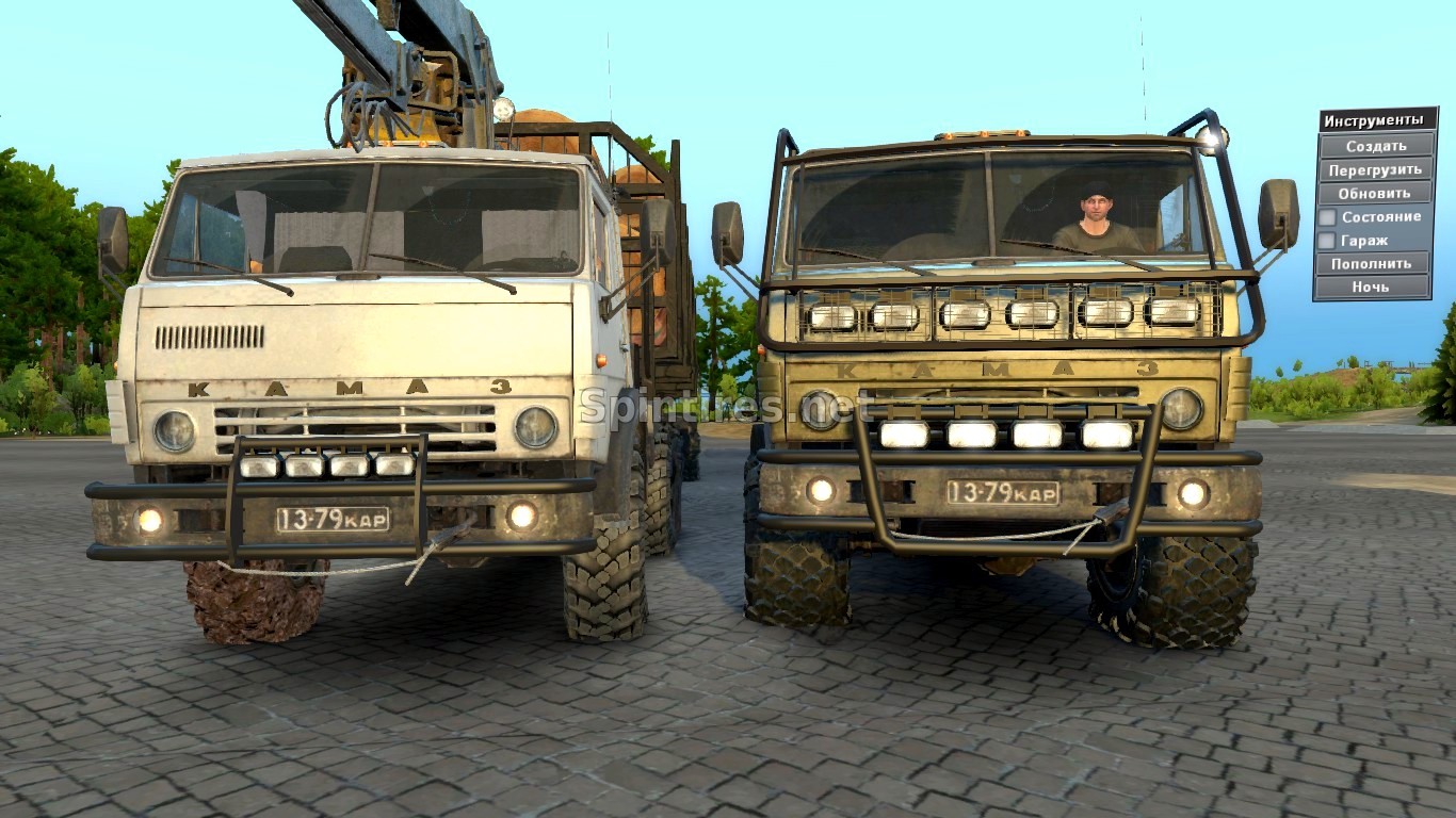 KамАЗ-43101(M)/43102(M) Обнова 18.07.17 для Spintires v03.03.16