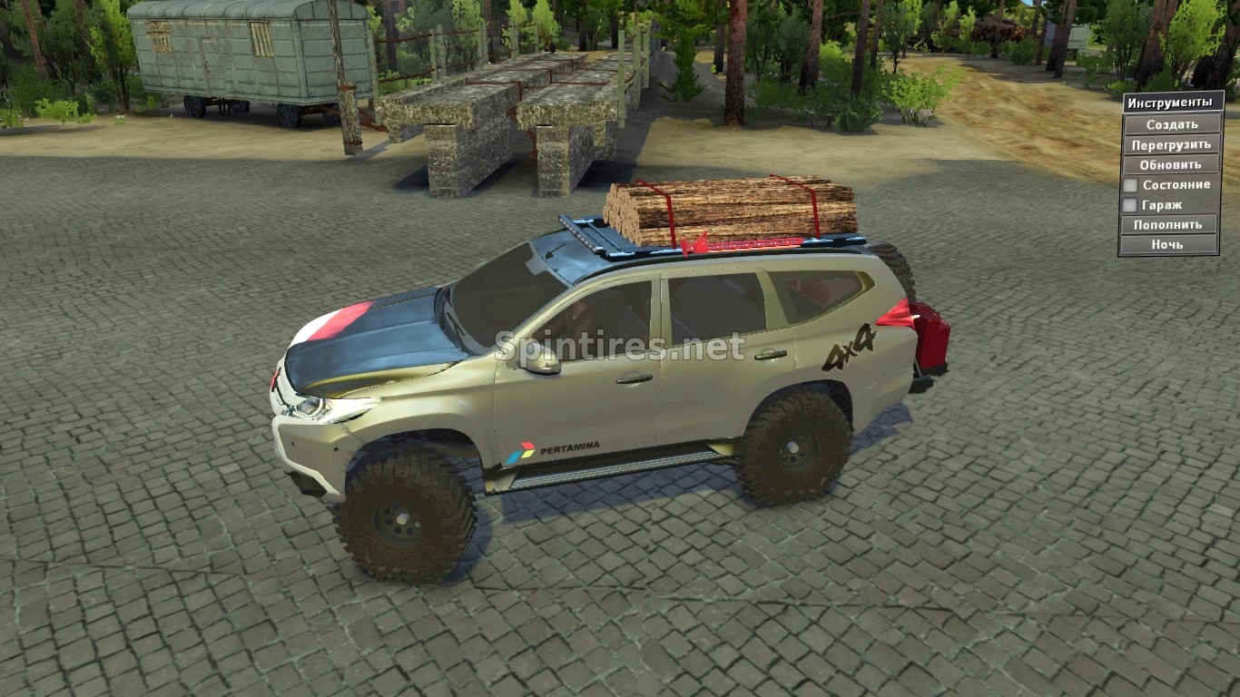 MITSUBISHI PAJERO SPORT для Spintires v03.03.16