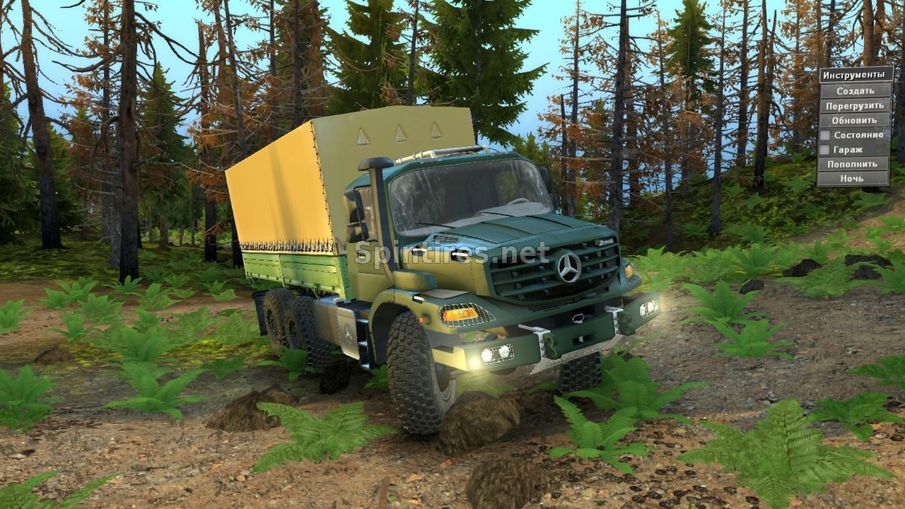 Mersedes-Benz Zetros Обновление 25.07.17 для Spintires v03.03.16