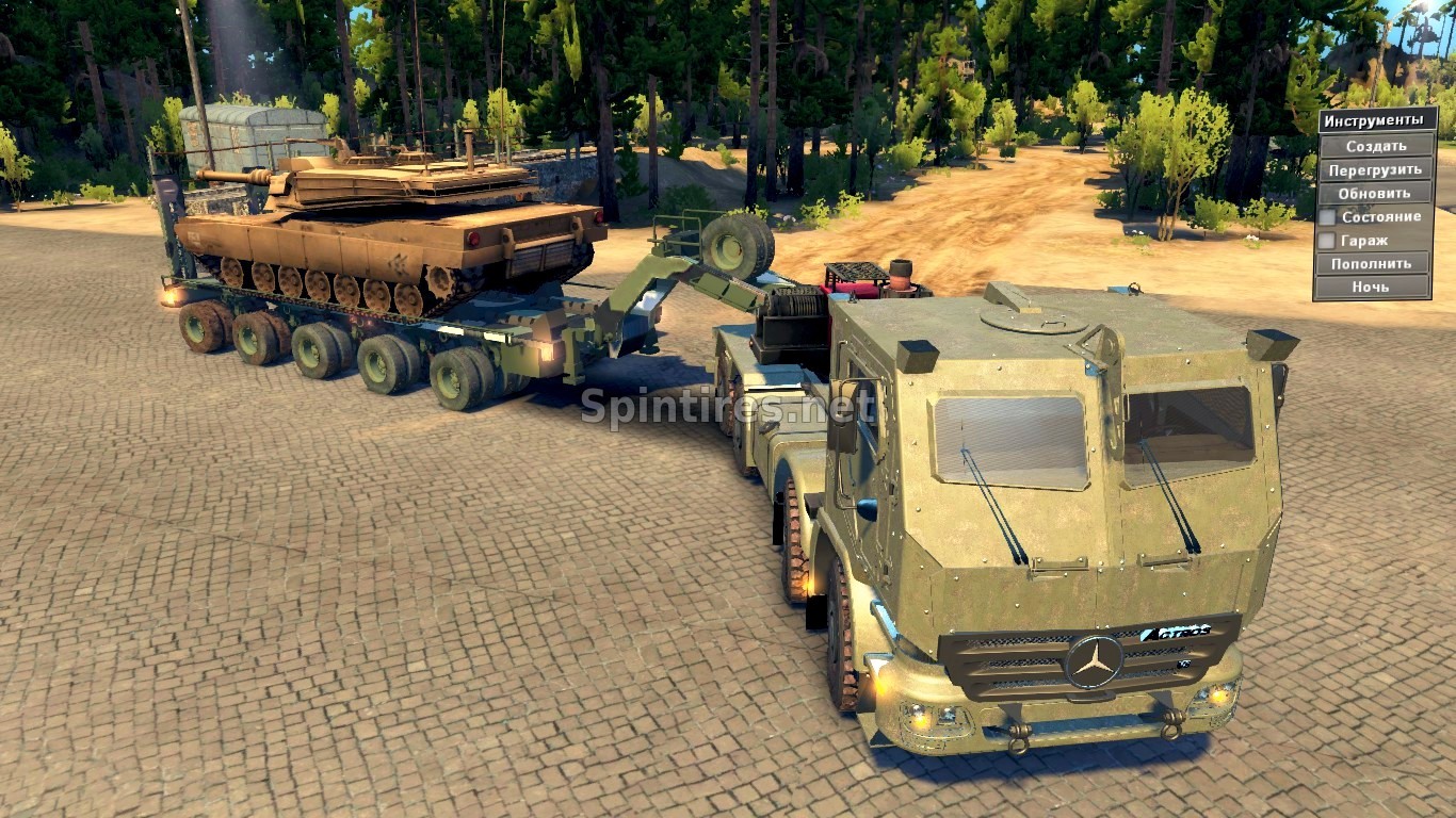 MERCEDES-BENZ ACTROS HABRV для Spintires v03.03.16