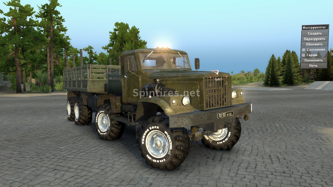 КрАЗ-255 8x8 для Spintires v03.03.16