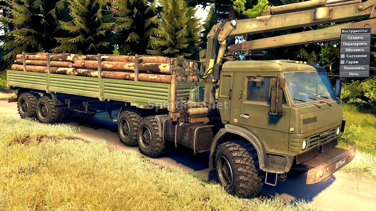 КамАЗ-5350/53504 Обновление 16.07.17 для Spintires v03.03.16