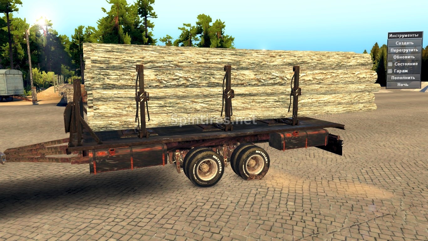 Прицеп 4 Очка (Пневмо) для Spintires v03.03.16
