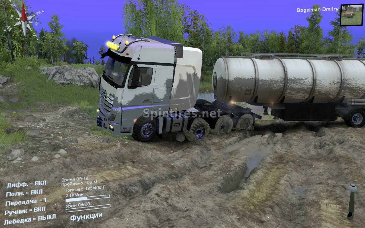 Моды Mingfeng car package версия 1.0 для Spintires 03.03.16