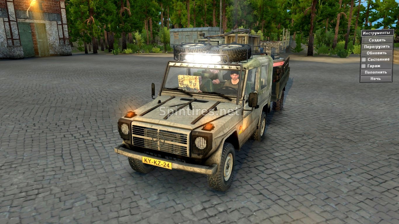 Mercedes-Benz G240 (Geländewagen) для Spintires v03.03.16