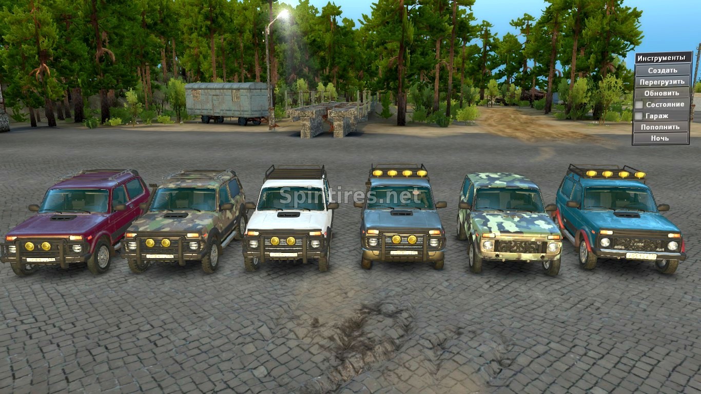 Ваз-21213/21214 (Нива «Urban») Обновление 28.08.17 для Spintires v03.03.16