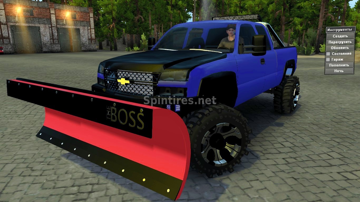 Chevrolet Silverado 06 версия 2 для Spintires v03.03.16