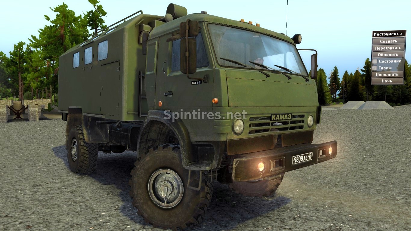 Камаз-4350 Обновление 30.08.17 для Spintires v03.03.16