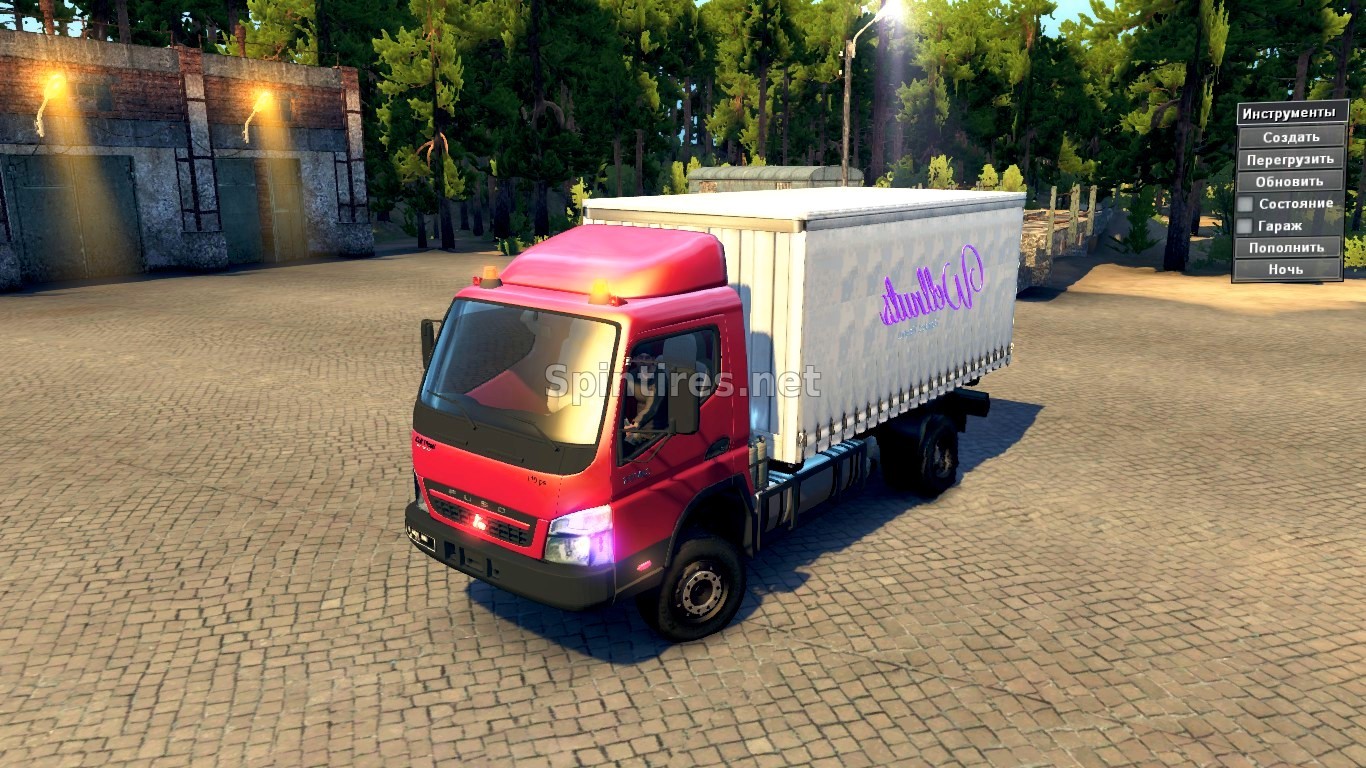 Mitsubishi Fuso Canter SV для Spintires v03.03.16