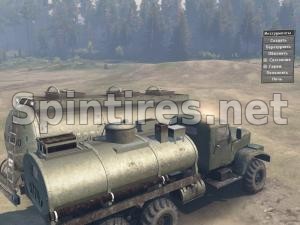 Мод Текстура цистерны и полуприцепа-цистерны зелёная для Spintires 03.03.16