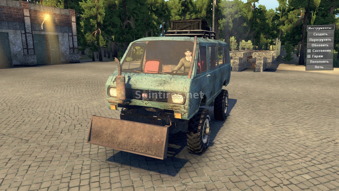РАФ-2203 «Леший» («Goblin») версия 1.4 для Spintires v03.03.16