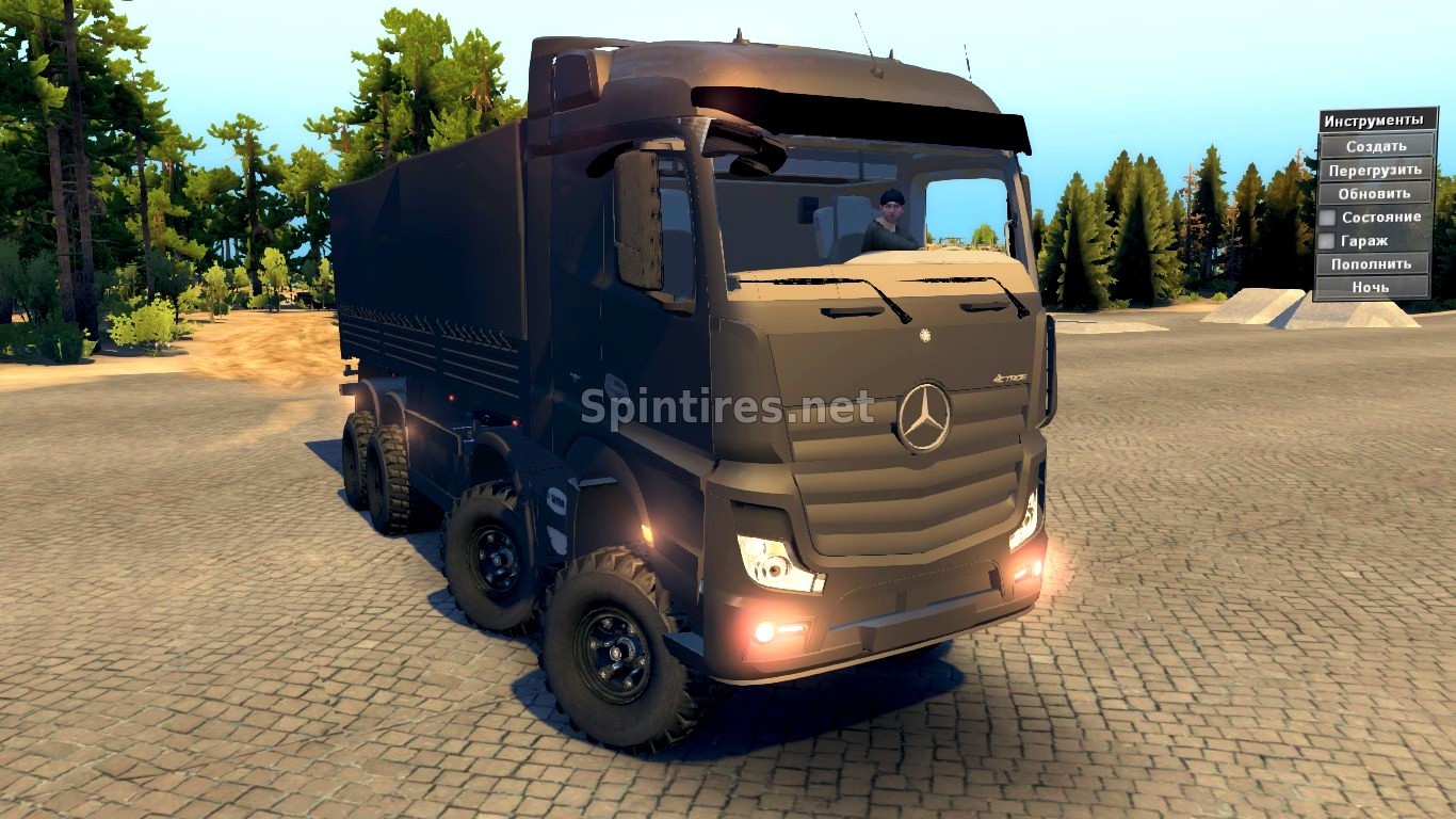 Mercedes-Benz MP4 версия beta для Spintires v03.03.16