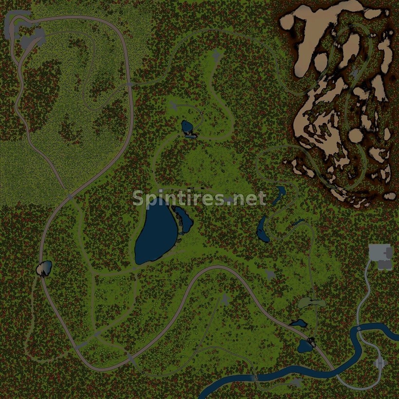 Карта «Потерянный маршрут» для Spintires v03.03.16