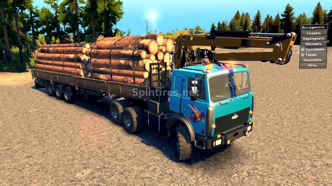 Маз-6425 SV версия 2 для Spintires v03.03.16