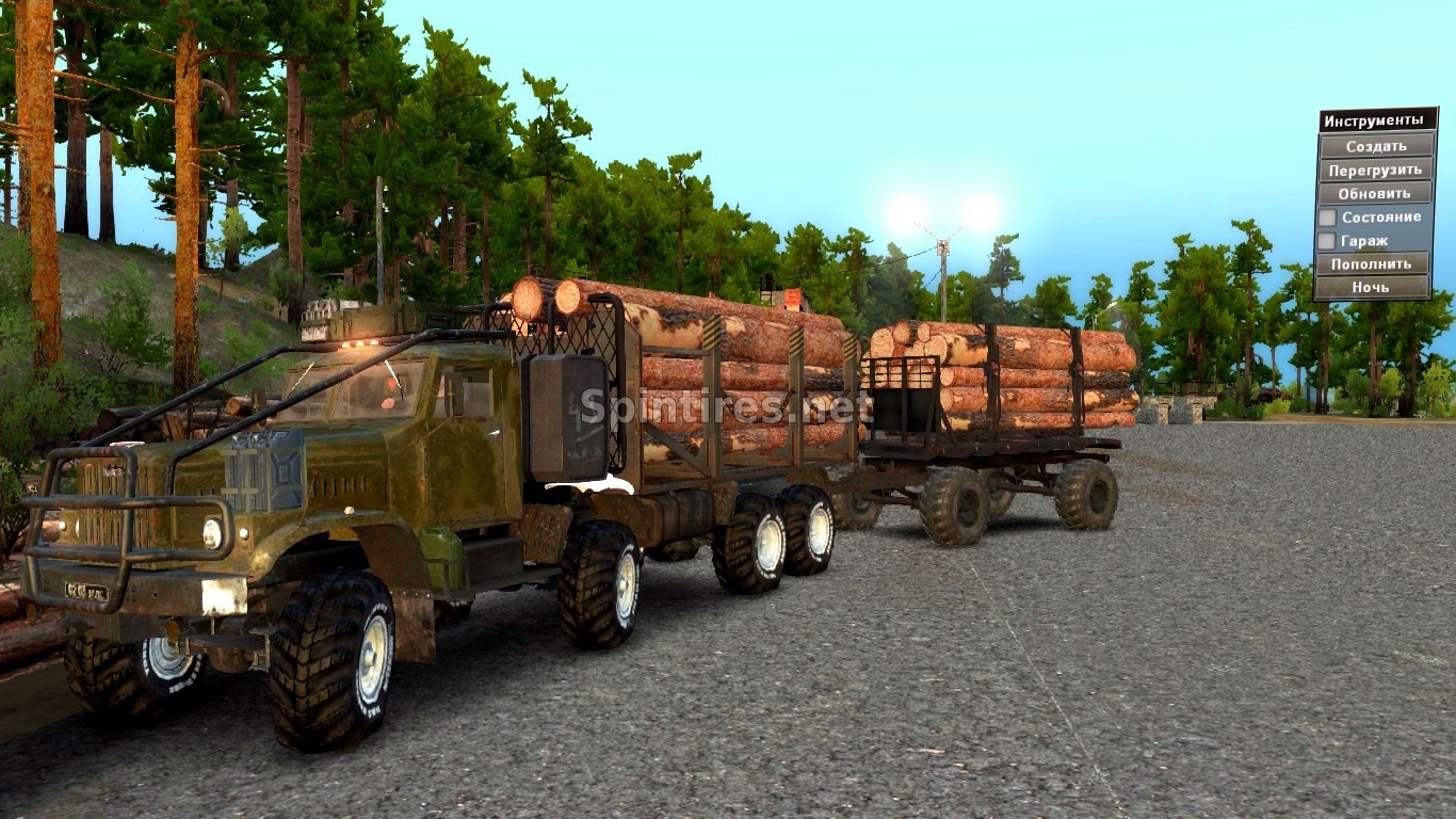 Мод Краз 8x8 «Witches» версия 1.1 для Spintires 03.03.16