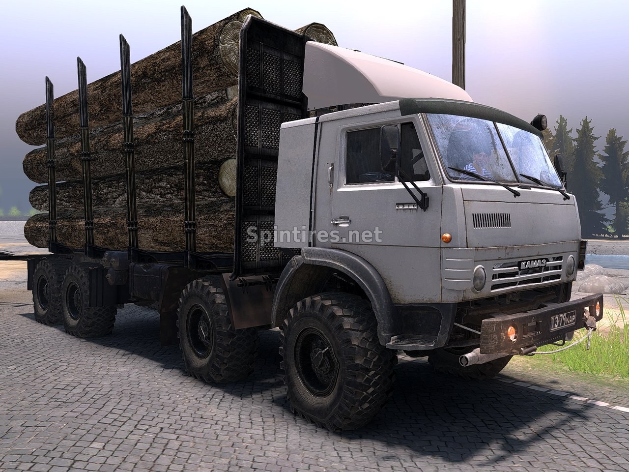 КамАЗ-6350 «Мустанг» Лесовоз для Spintires v03.03.16