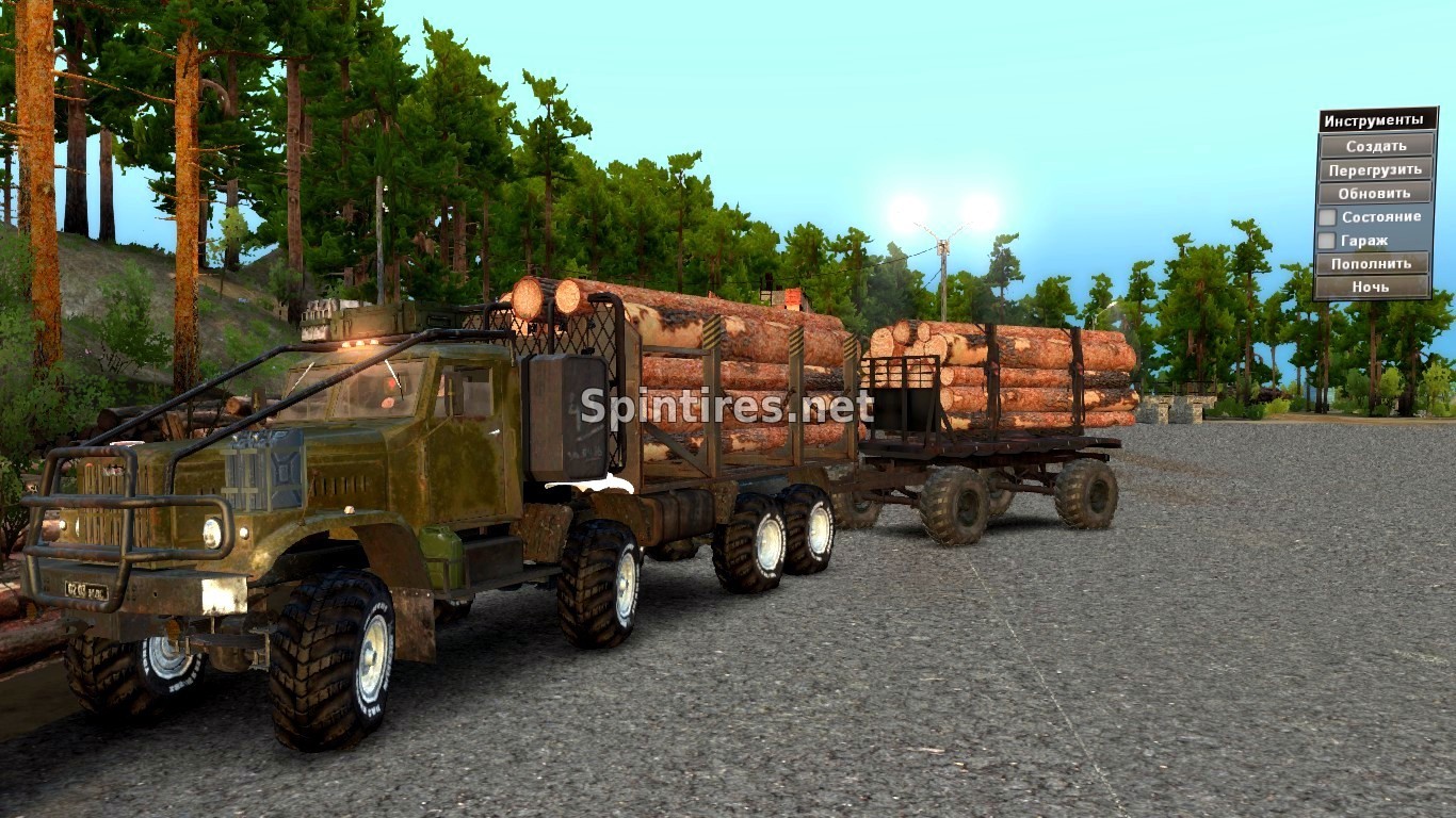 Мод Краз 8x8 «Witches» версия 1.2 для Spintires 03.03.16