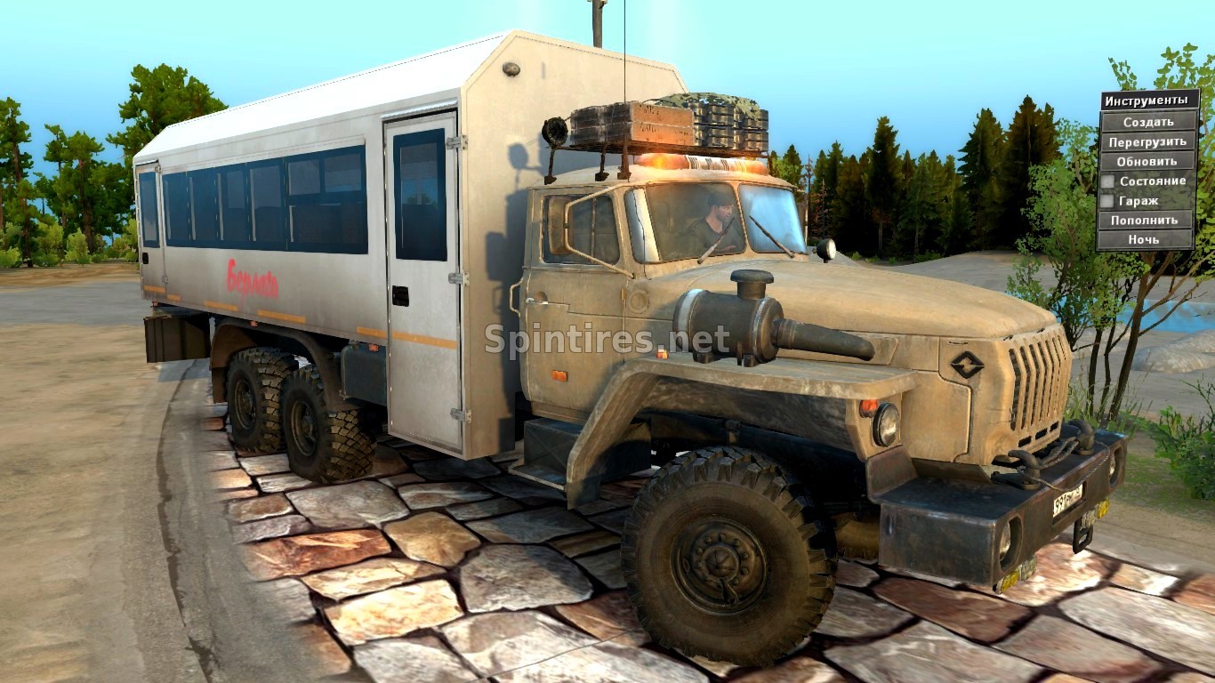 Урал-4320-1920-40 Vlano Обновление 19.09.17 для Spintires v03.03.16