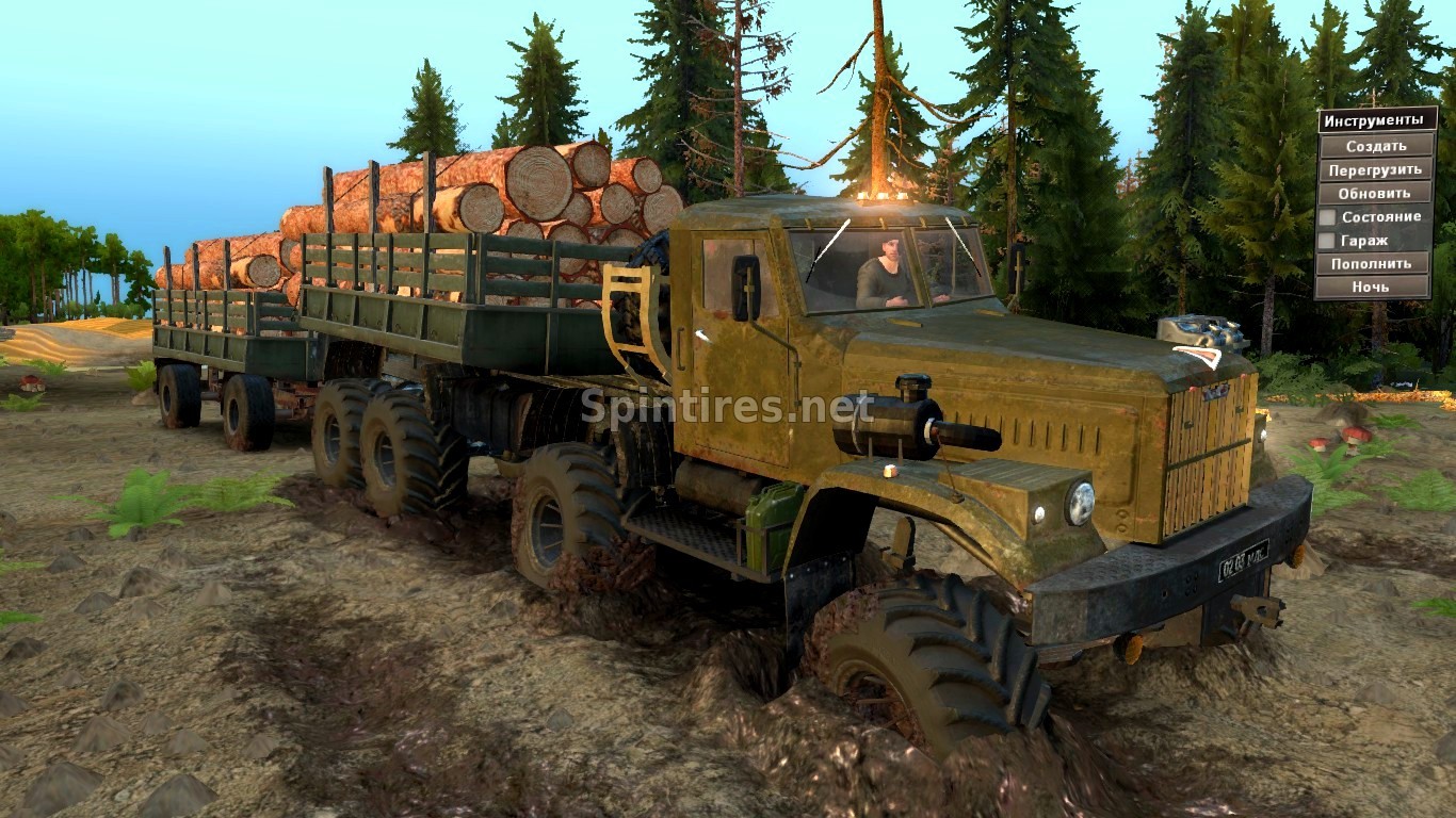 Мод Краз 8x8 «Witches» для Spintires 03.03.16