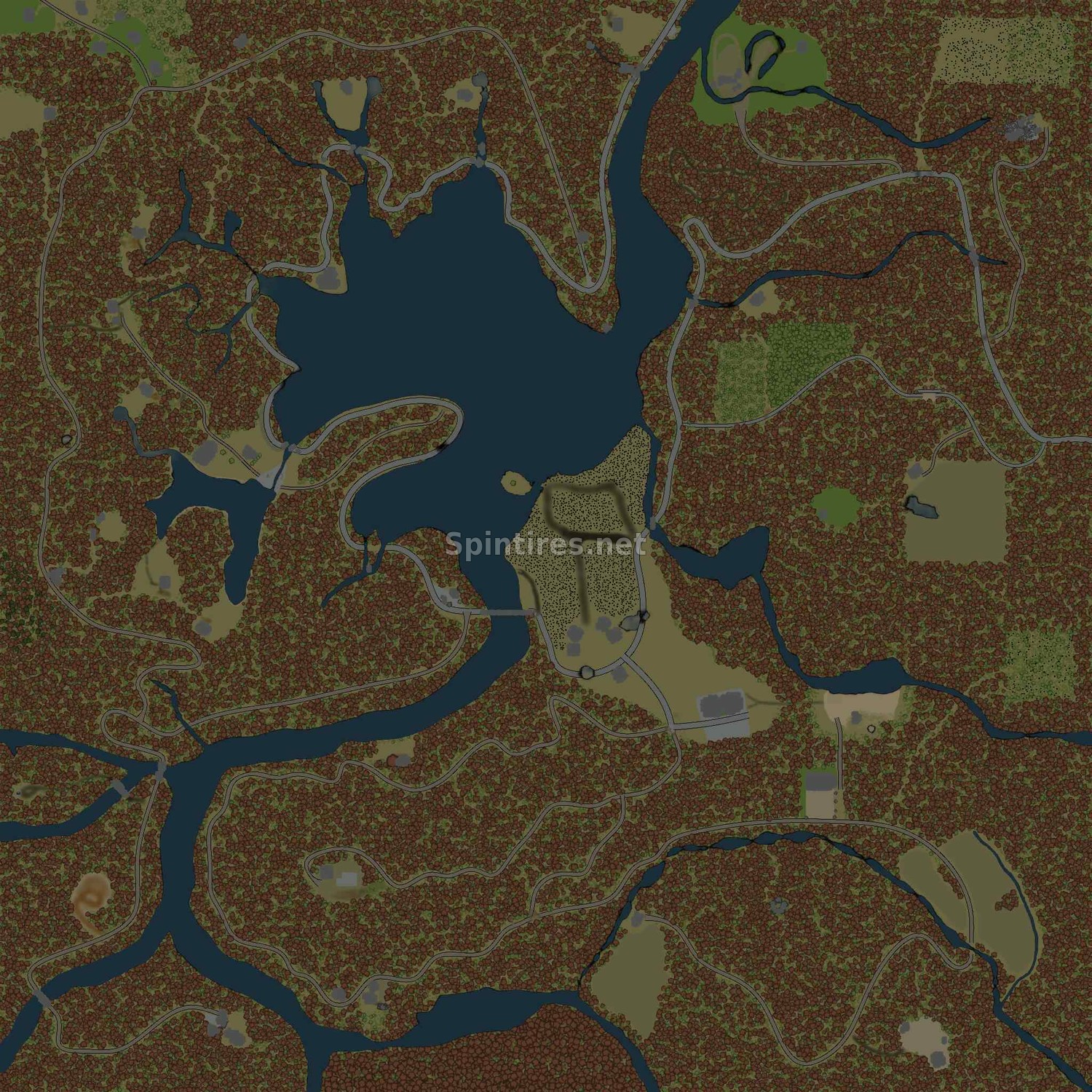 Карта Grand Lake для Spintires 03.03.16