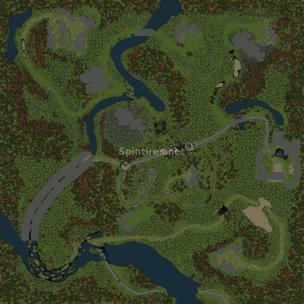 Карта «Net dorog» для Spintires v03.03.16