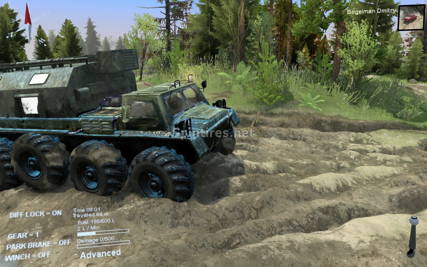 Мод ГТ-СМК (ГАЗ-71) версия 0.1 для Spintires 03.03.16