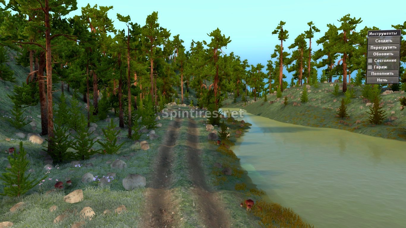 Карта «Вокруг гор» для Spintires v03.03.16