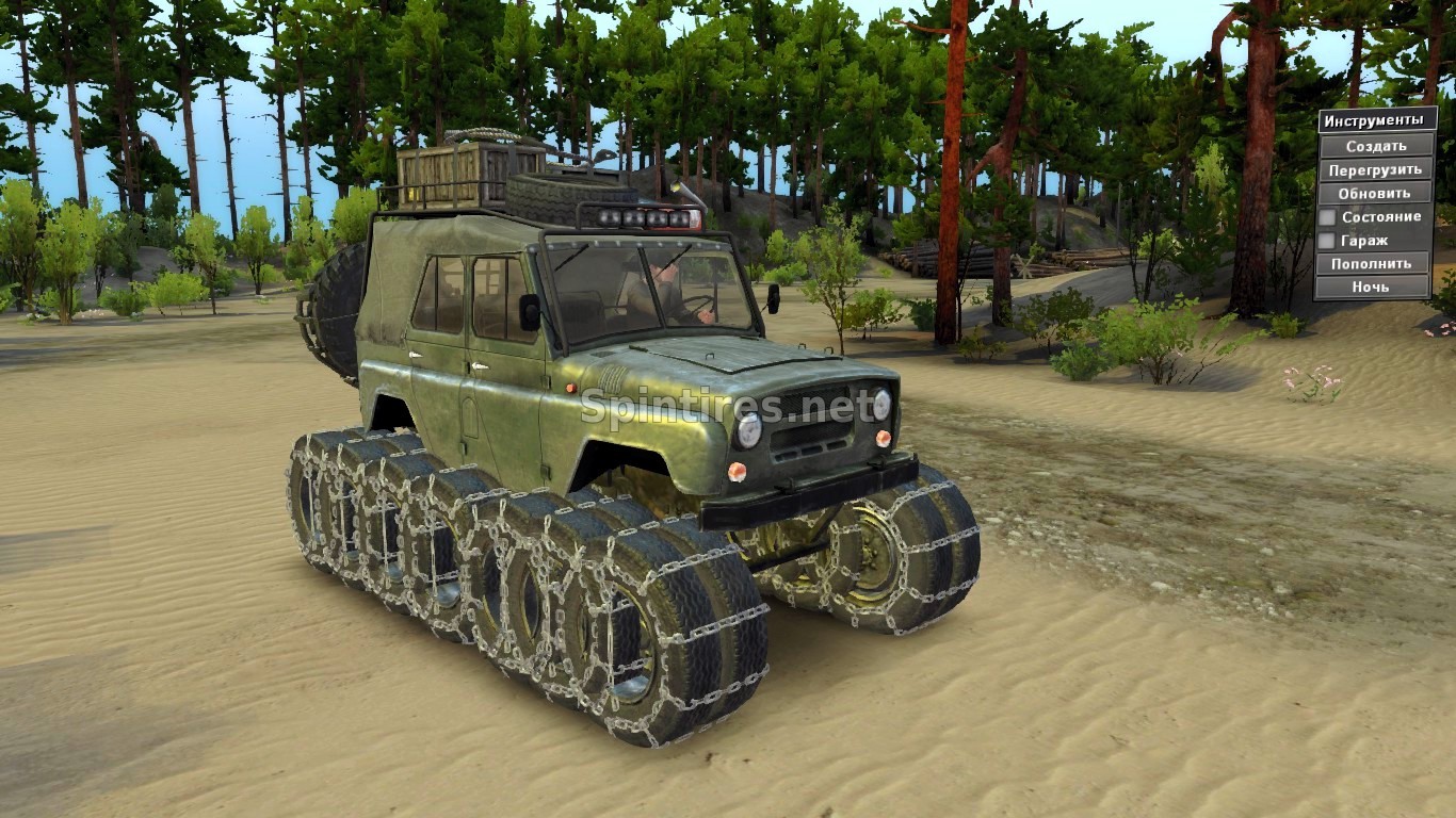 Уаз-469 «Танк» для Spintires v03.03.16