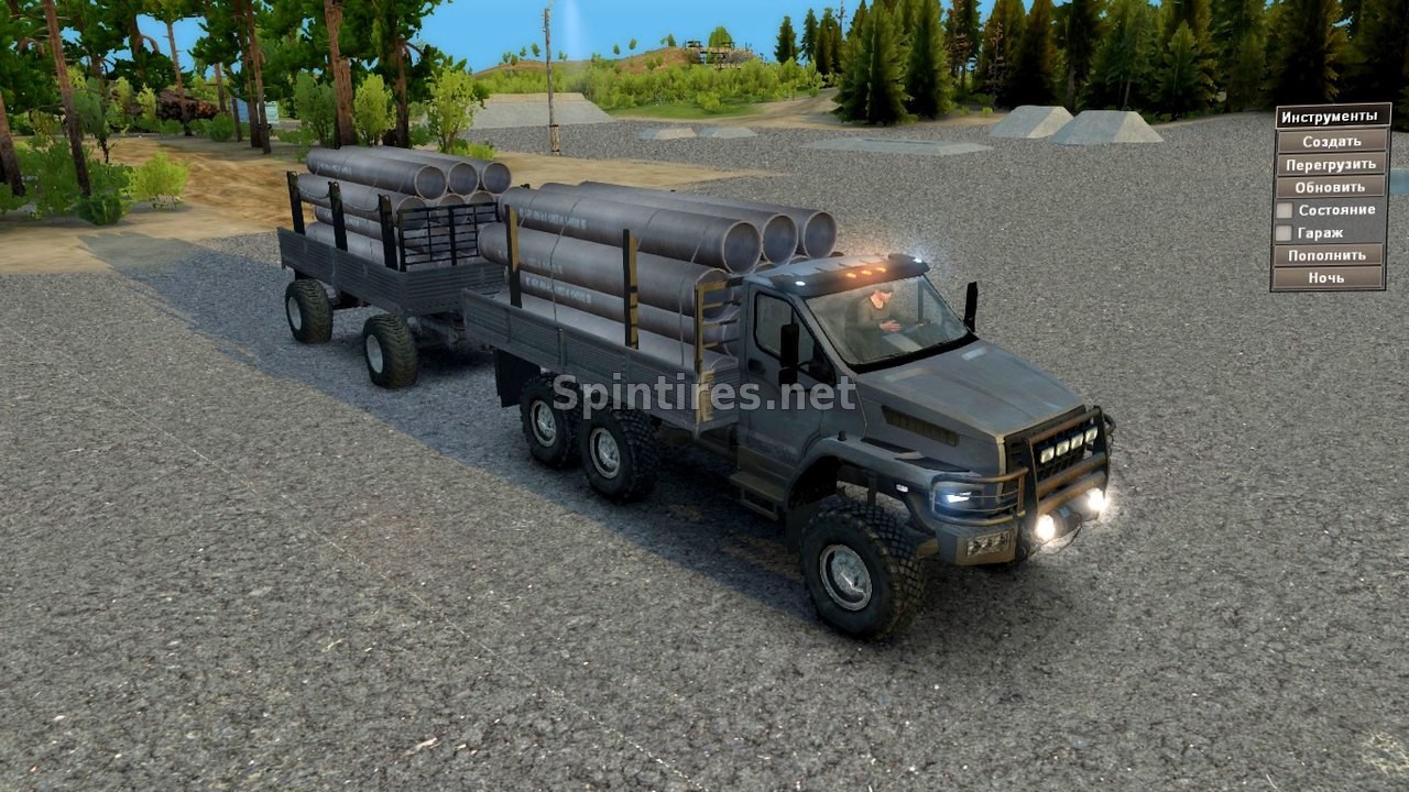Урал Next «ARMATA» Обновление 11.10.17 для Spintires v03.03.16