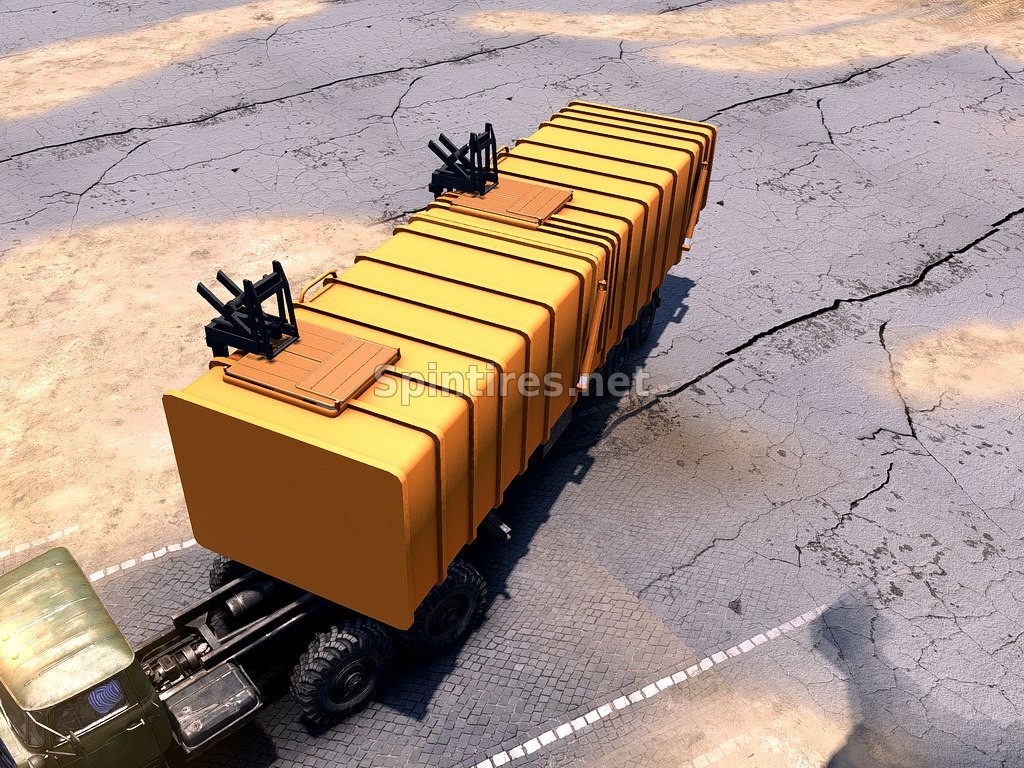 Мод Прицеп «Мусоровоз» версия 1.0 для Spintires 03.03.16