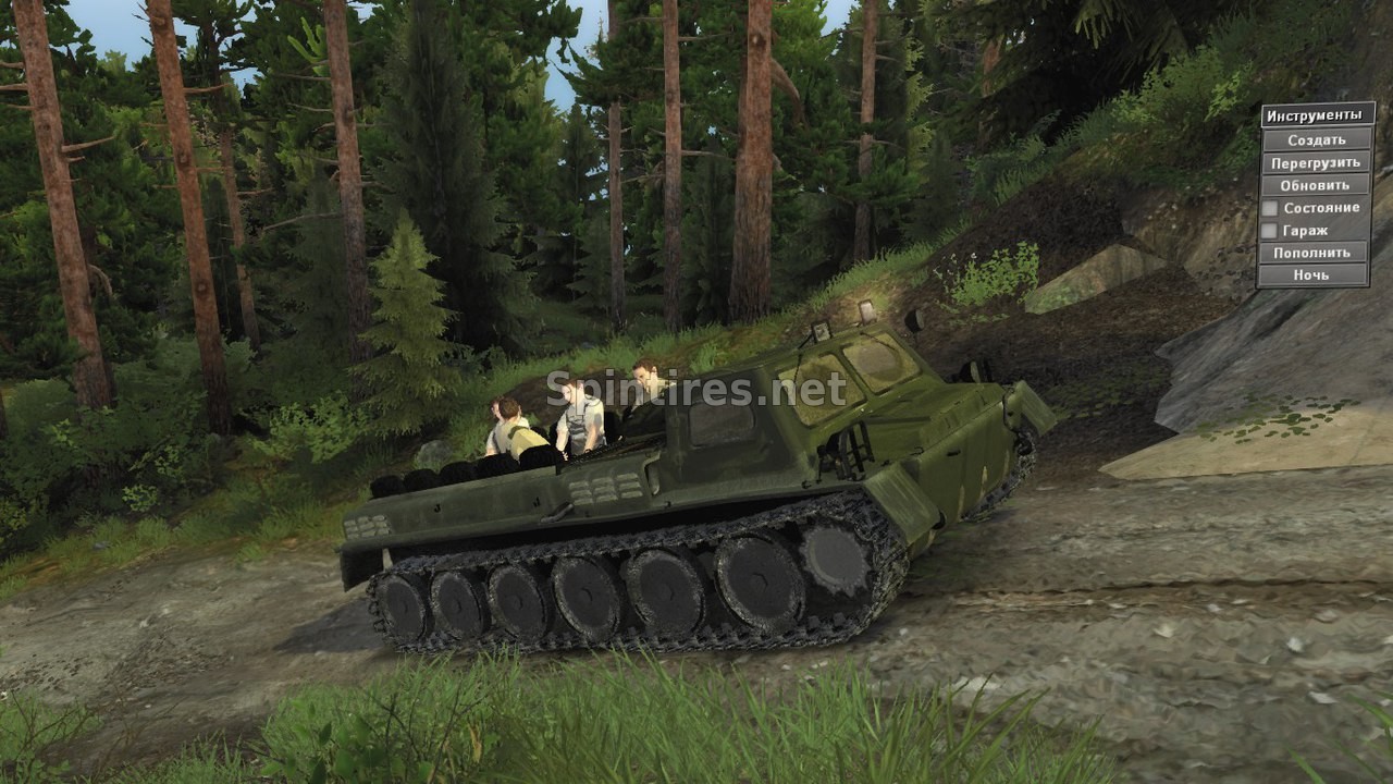 ГТ-СМ (ГАЗ-71) Обновление 17.10.17 (pointtoplane) для Spintires v03.03.16