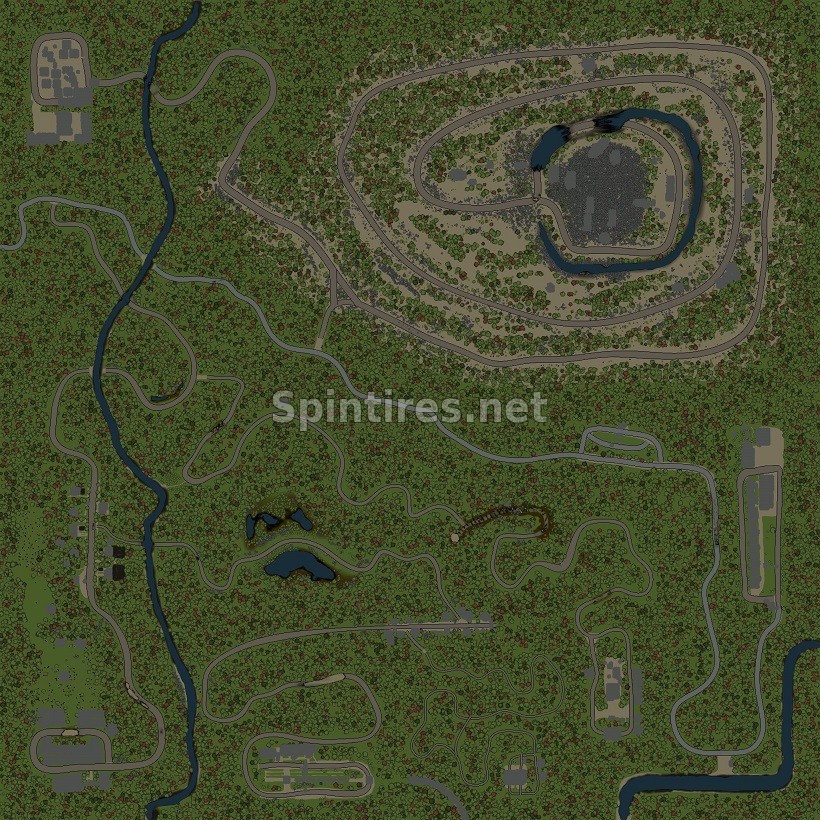 Карта «Лес и Карьер» версия 4 для Spintires v03.03.16