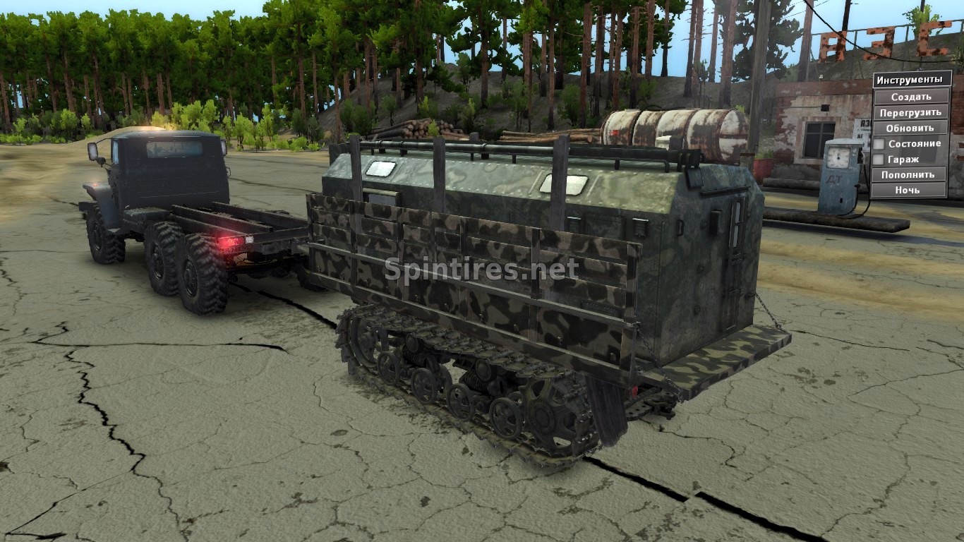Набор гусеничных прицепов для Spintires v03.03.16