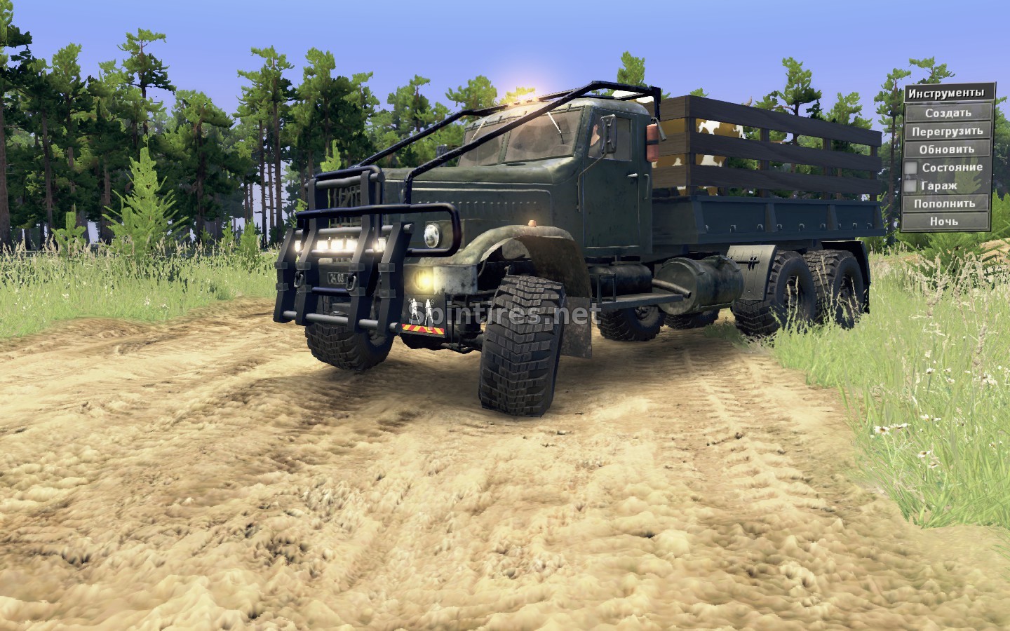 Мод КрАЗ-255 «Солдат» версия 3 для Spintires 03.03.16