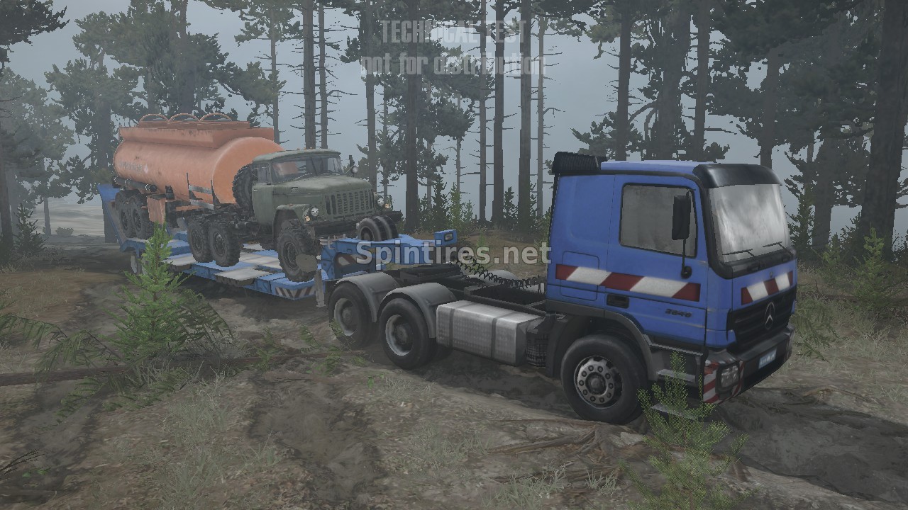Mercedes-Benz Actros 2646 для Spintires: MudRunner (v17.10.18) для Spintires 