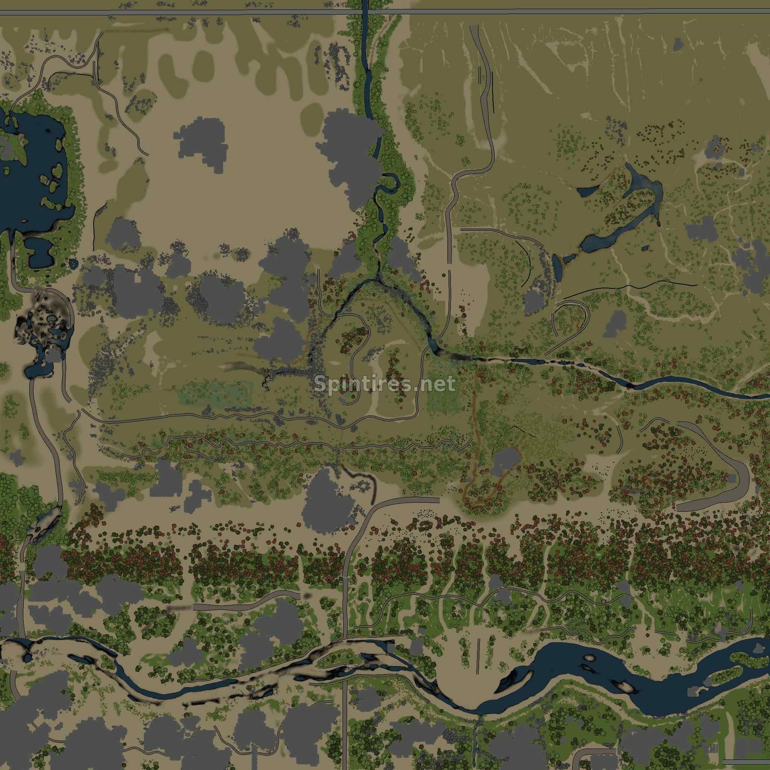 Карта «Canyonlands» для Spintires 03.03.16
