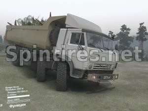 КамАЗ-6350 «Мустанг» Лесовоз Обновление 27.10.17 для Spintires v03.03.16