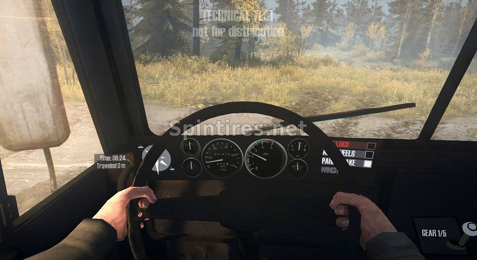 Текстура приборной панели для Spintires: MudRunner (v17.10.18) для Spintires 