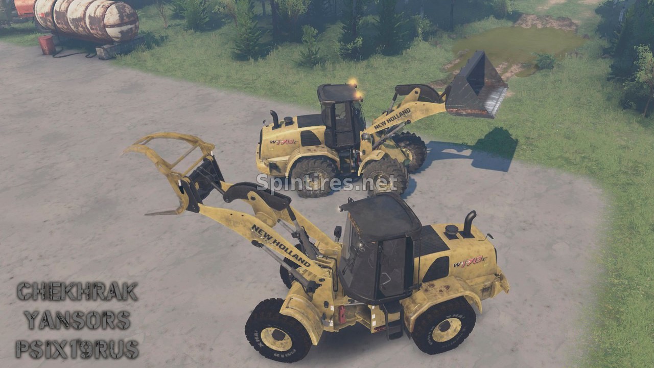 New Holland W170C Обновление 22.10.17 для Spintires v03.03.16