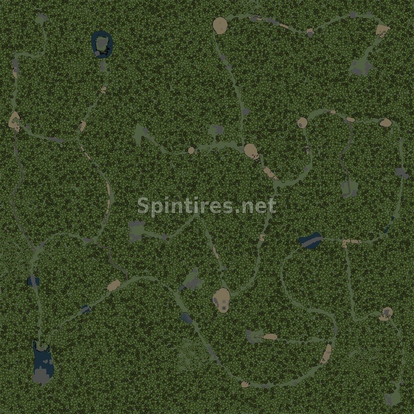 Карта Островецский Лесхоз для Spintires v03.03.16