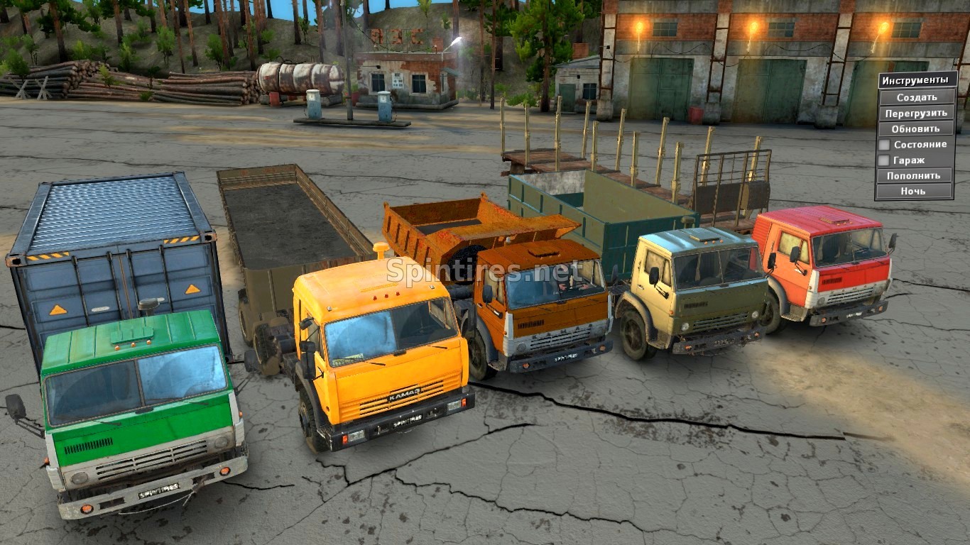 ПАК КАМАЗ 6X4 ВЕРСИЯ 1.2 для Spintires V03.03.16