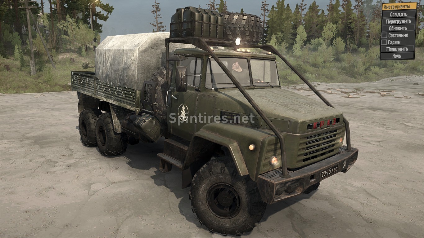 Краз-260 версия 1.1 для Spintires: MudRunner для Spintires 