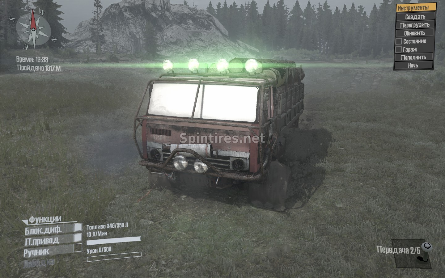 КАМАЗ МОНГО для Spintires MudRunner