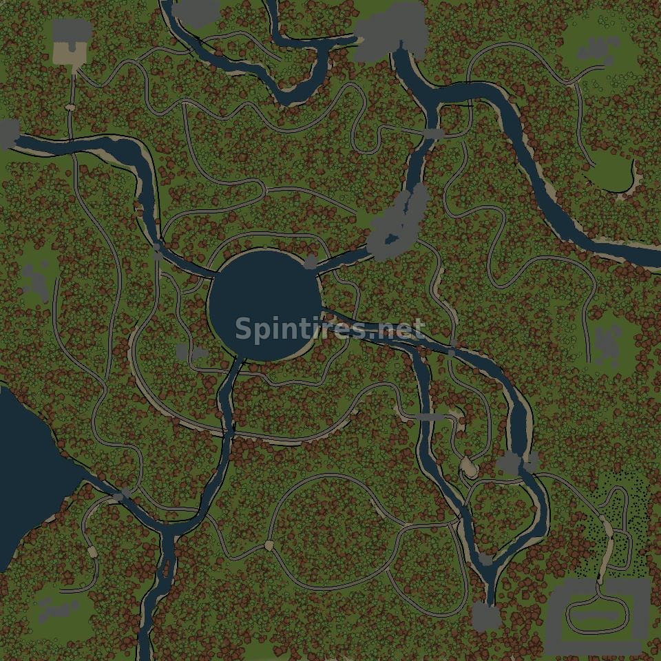 Карта «Горная речка» для Spintires v03.03.16