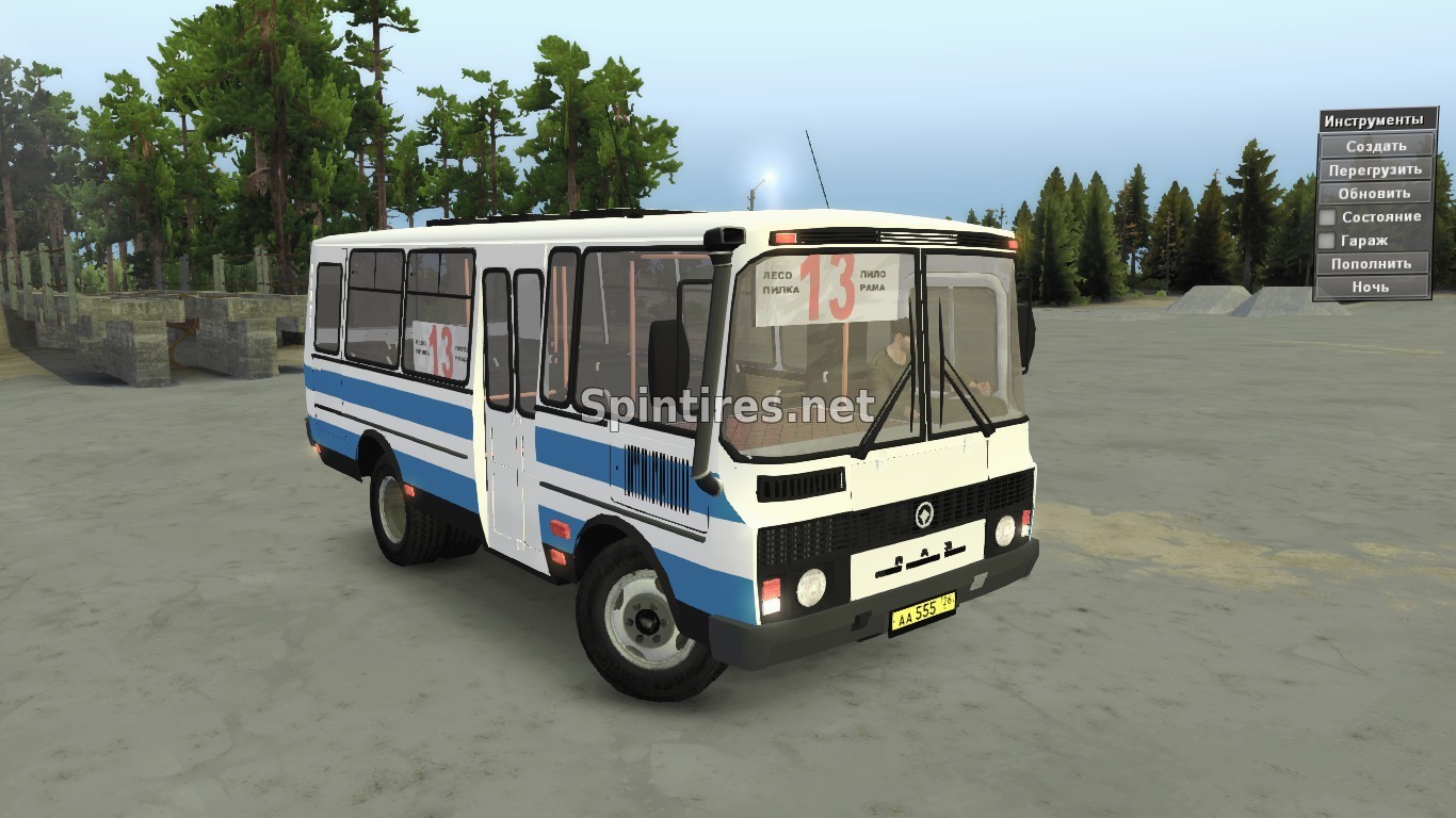 ПАЗ-3205 версия 1.1 для Spintires v03.03.16