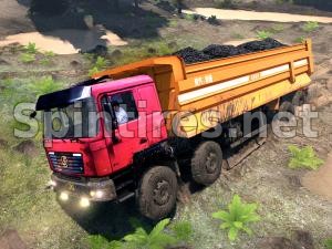 Shaanxi F2000 «8х4» для Spintires v03.03.16