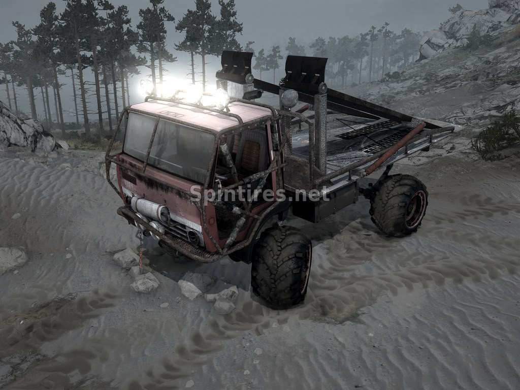 КамАЗ Mongo «Evakuator» x2 для Spintires: MudRunner для Spintires 