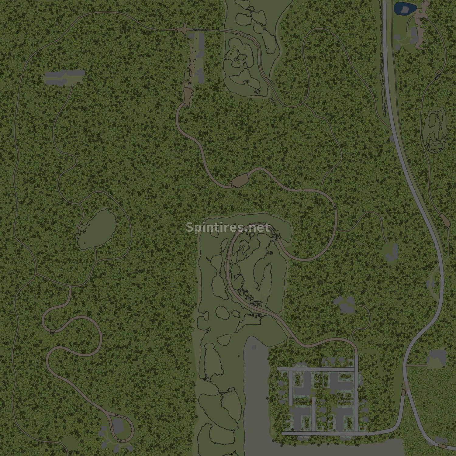 Карта «Сибирский Лес 2» для Spintires: MudRunner для Spintires 
