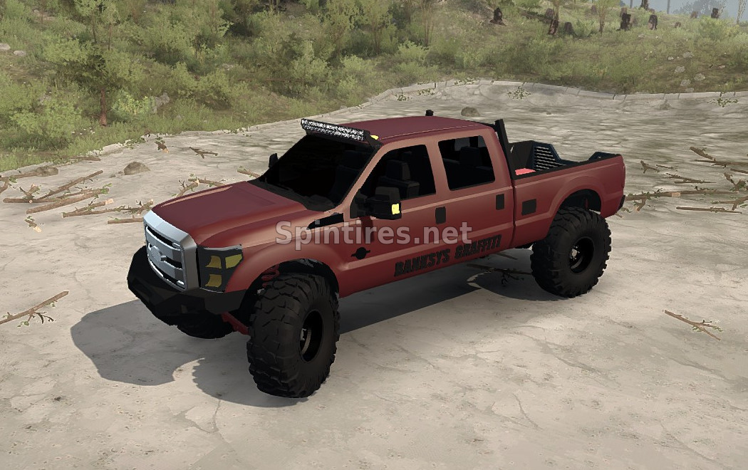 Ford F350 2012 для Spintires: MudRunner для Spintires 