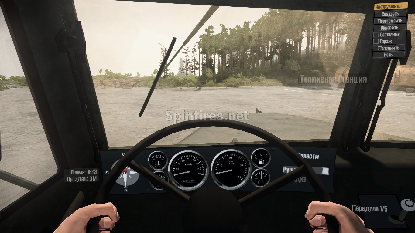 Текстура приборной панели Classic 2 для Spintires: MudRunner для Spintires 